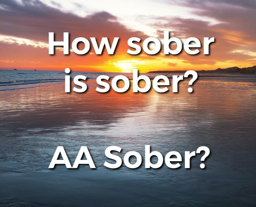 AA sober?
